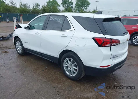 2022 Chevrolet Equinox Lt из США, поврежденный, VIN 3GNAXKEV4NL309035